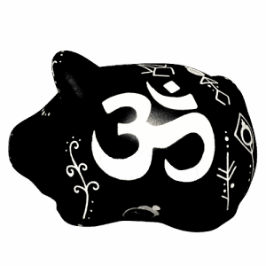 Piezas de ceramica con diseños Abstractos y Precolombinos