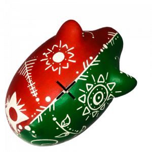 Piezas de ceramica con diseños Abstractos y Precolombinos